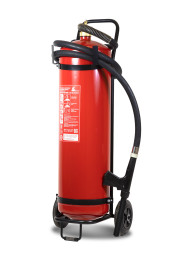 Огнетушитель ОП-50(з) МИГ Е с перекрывным стволом и съемной тележкой