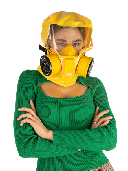 Универсальный фильтрующий малогабаритный самоспасатель (УФМС) «Шанс»-Е с полумаской (базовая модель)