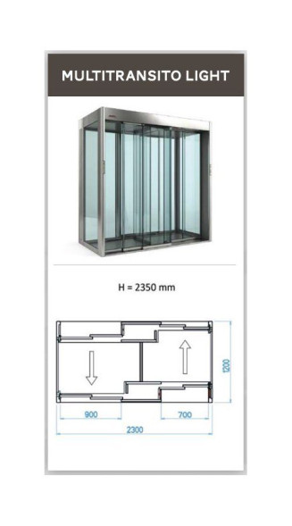 Шлюзовая кабина SAIMA MULTITRANSITO LIGHT