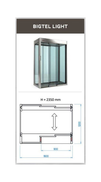 Шлюзовая кабина SAIMA BIGTEL LIGHT